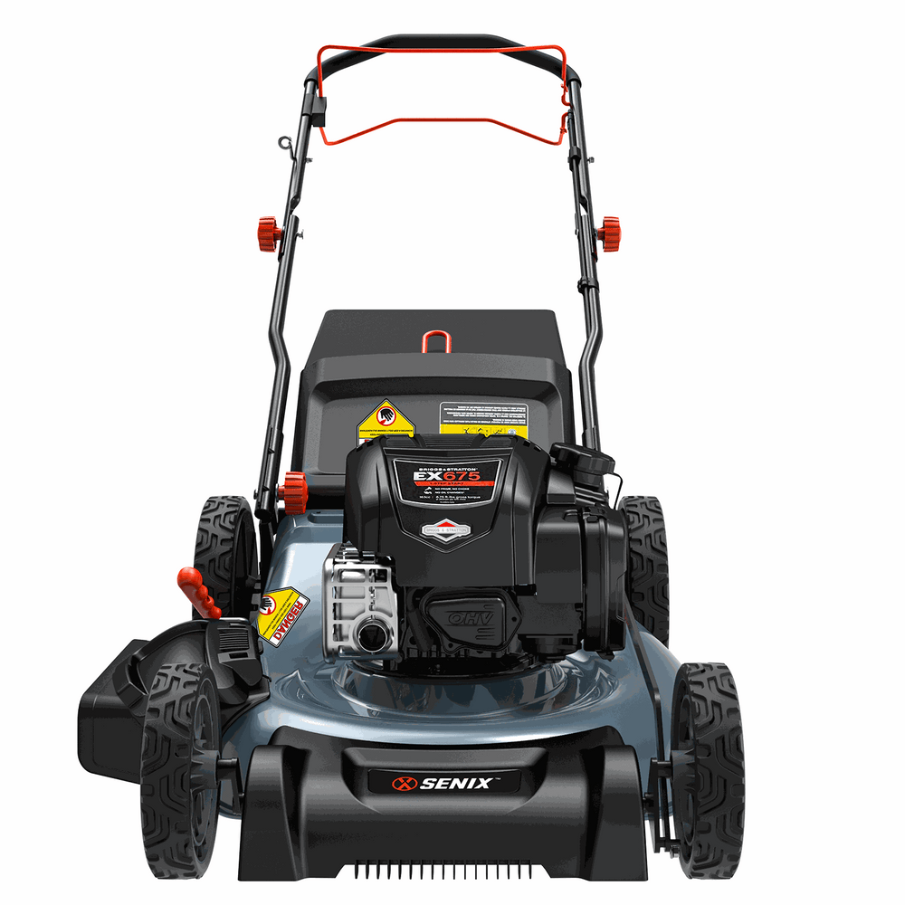 22" 163cc 4-Cycle Briggs & Stratton Engine Gas Self-Propelled Lawn Mower with 3-in-1 Mulching, Bagging, Side Discharge