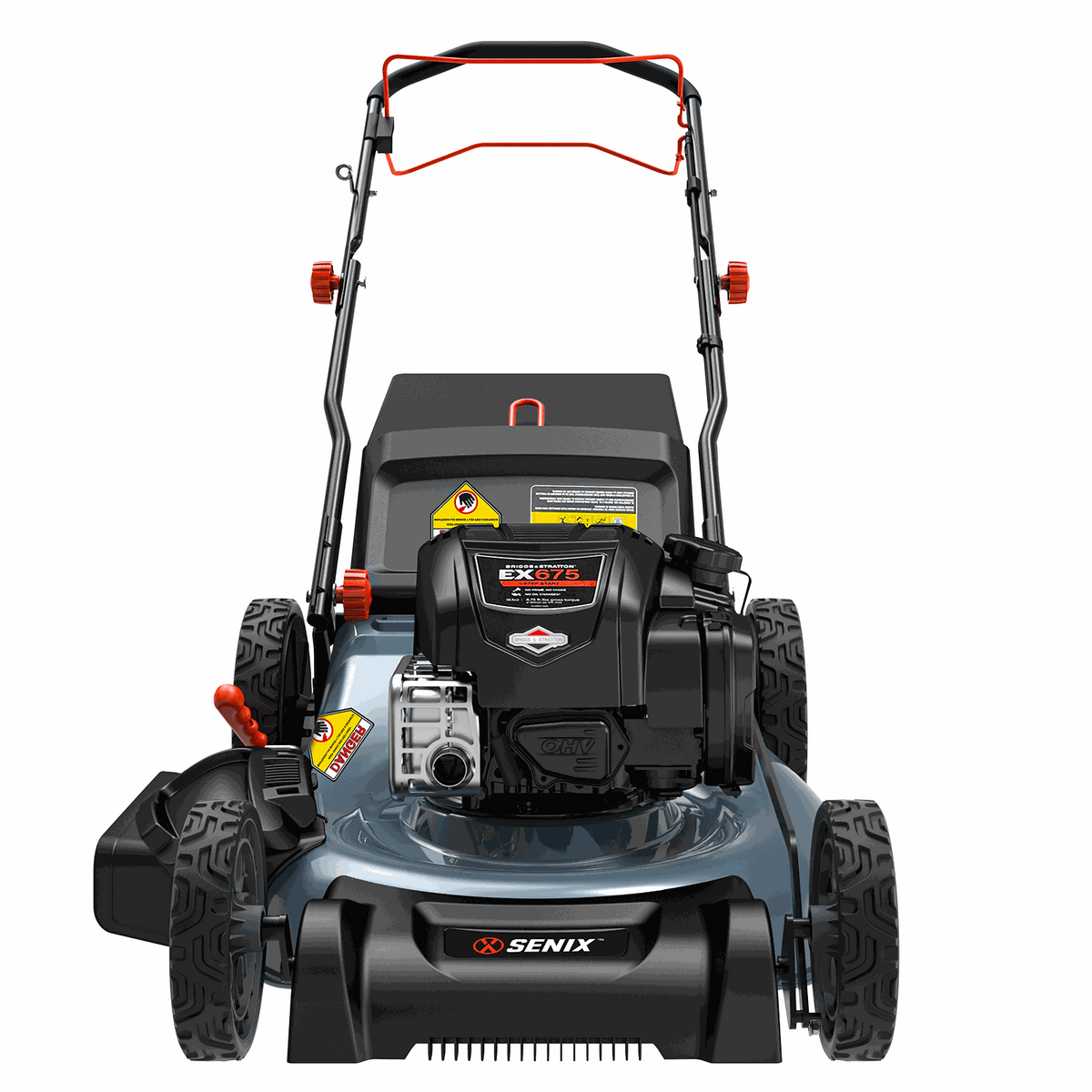 22" 163cc 4-Cycle Briggs & Stratton Engine Gas Self-Propelled Lawn Mower with 3-in-1 Mulching, Bagging, Side Discharge
