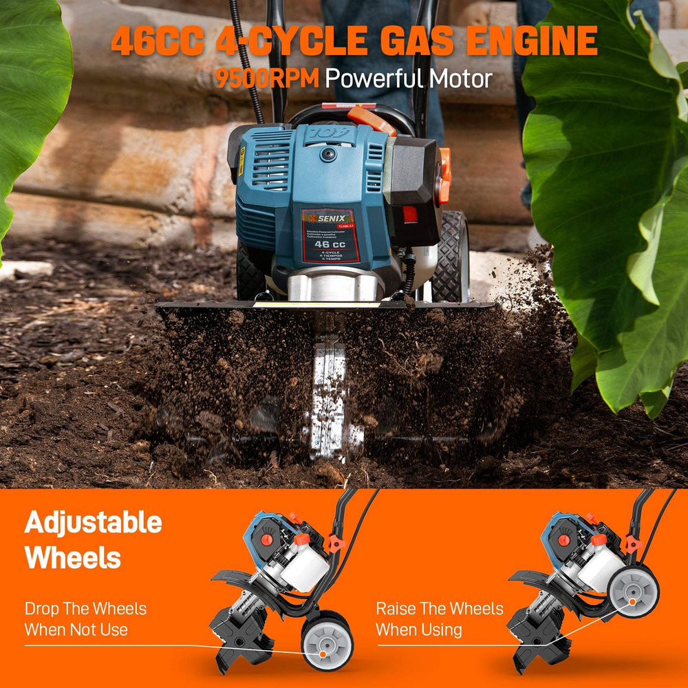 4QL® 46cc 4-Cycle Gas Tiller Cultivator