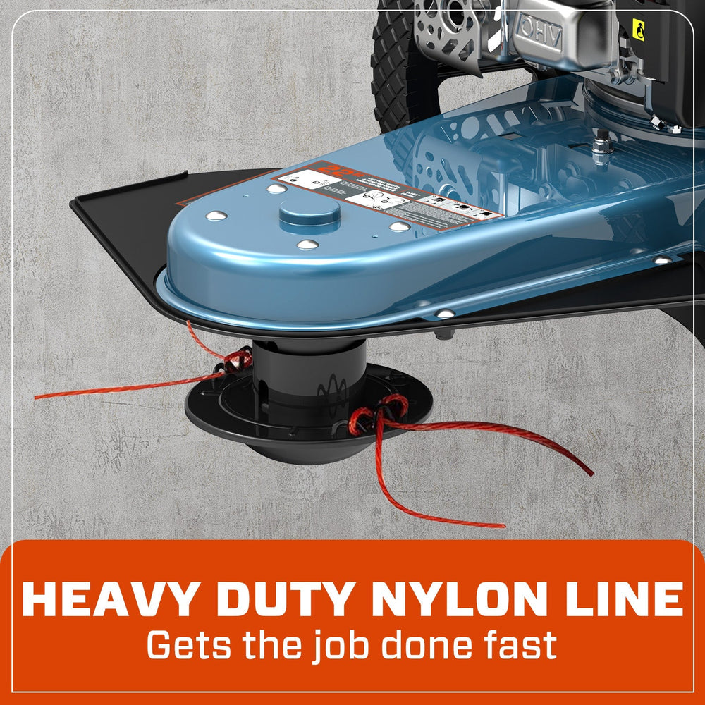 22" 160cc 4-Cycle Gas Powered High Wheel String Trimmer