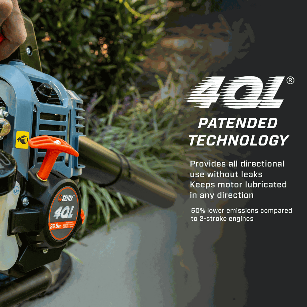 4QL® 26.5cc 4-Cycle Gas Powered Handheld Leaf Blower